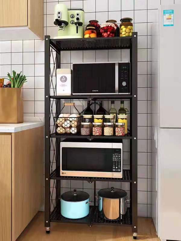 折叠置物架白底实物图