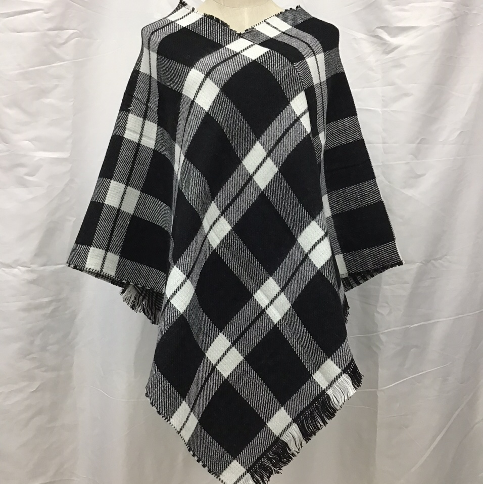 Manufacturers Direct Sales Autumn And Winter Europe And The United States Fashion Trend New Double-Sided Plaid Shawls