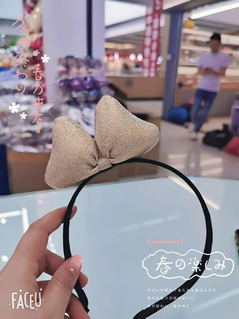 Face Hair Band Korean Super Cute Cartoon Cartoon - Hair Hair Bow Headband Headband