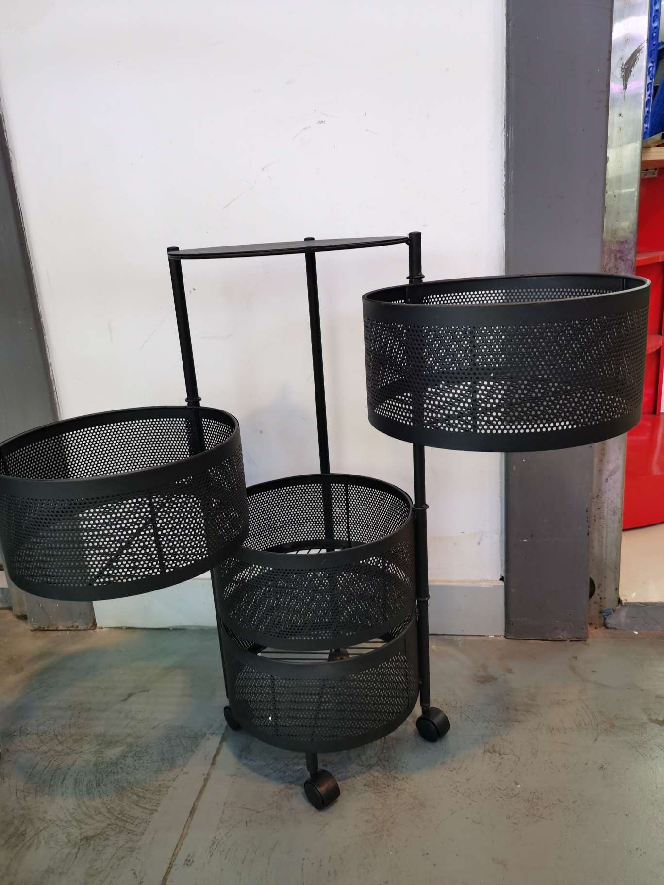 圆型可移动置物架三层四层五层详情图1