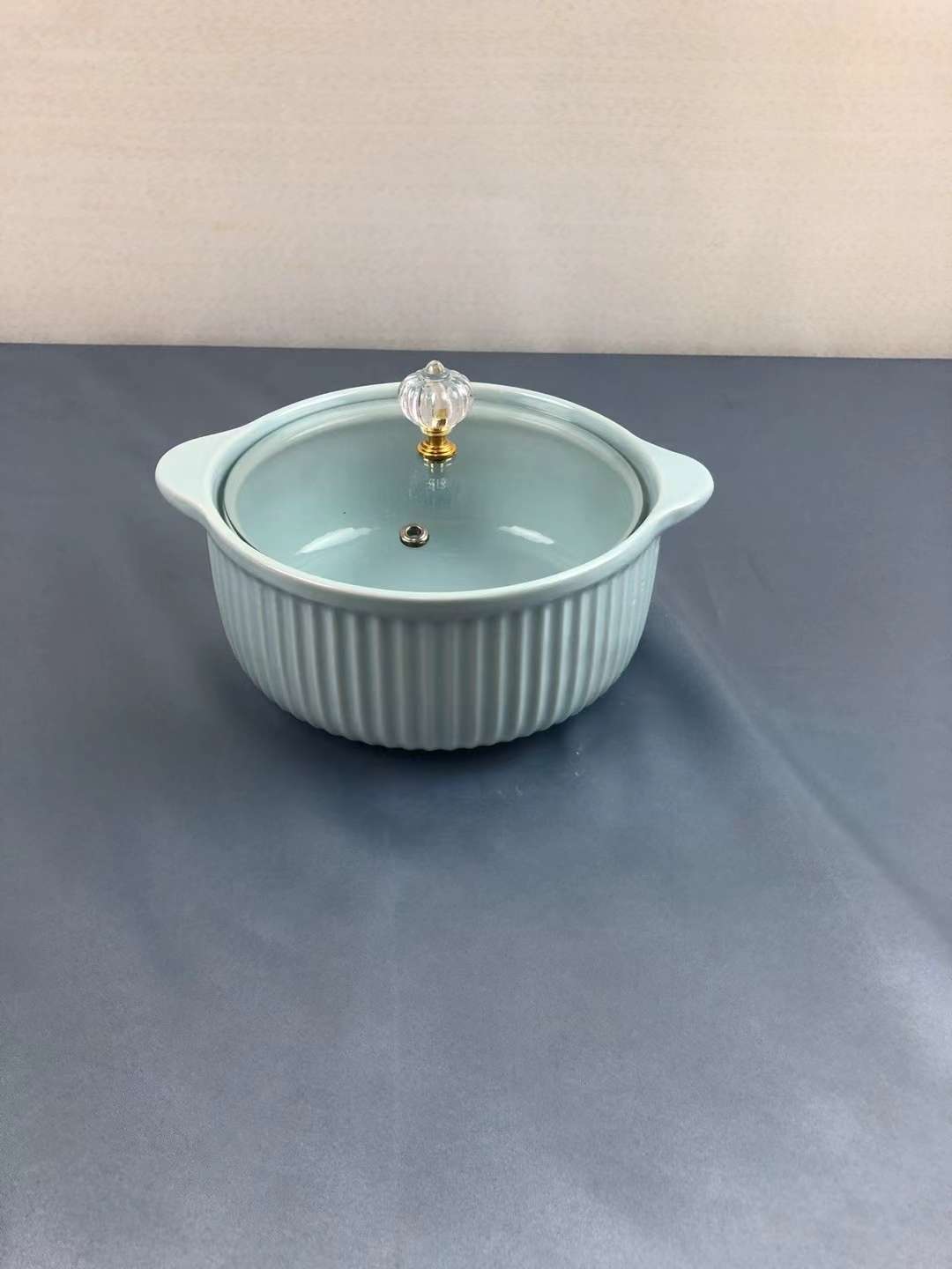 方圆陶瓷泡面碗马卡龙色小汤锅可高温微波炉FY654881详情图3