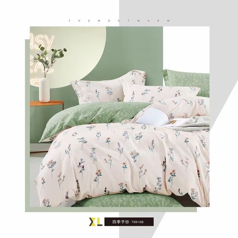 Summer cool Quilt 13372 pure cotton summer quilt Bedding four pieces Bed sheet and quilt cover Bedding four pieces bed sheet and quilt cover Bedding detail image 6