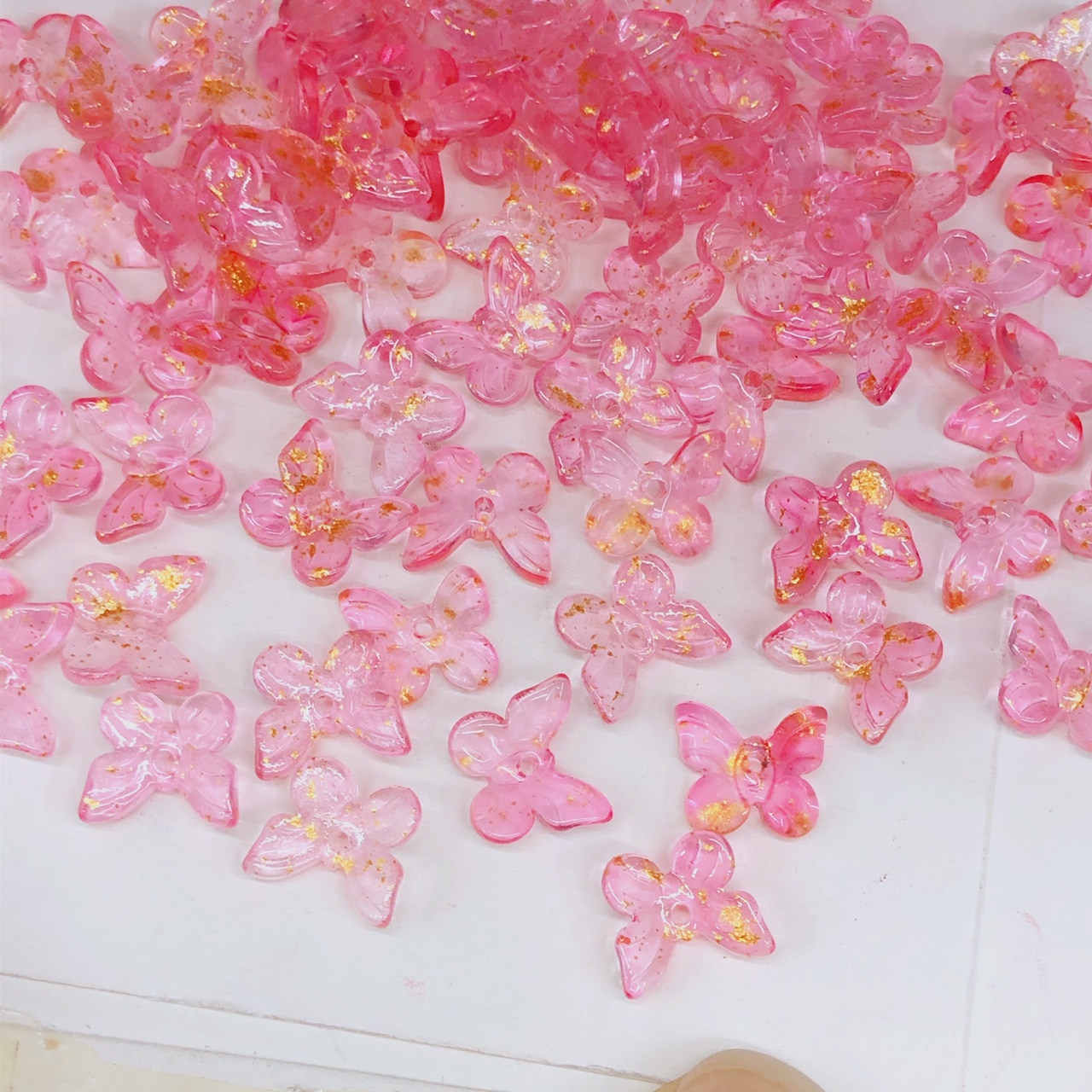 厚秀水晶DIY饰品配件 珍珠装饰 树脂配件 不锈钢饰品配件 环保材质 手工制作首饰必备diy饰品配件图