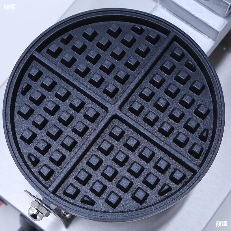 Single-head waffle machine, waffle oven, grid pancake machine, commercial stall fully automatic pancake baking machine, Hong Kong egg waffle machine details Picture