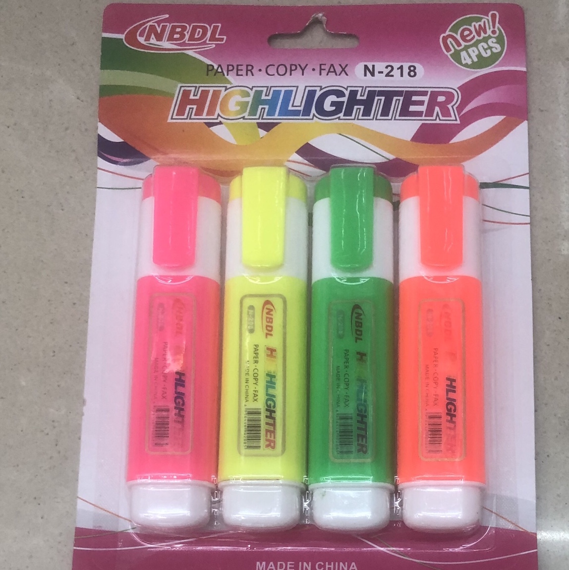 218-4 card-mounted highlighter