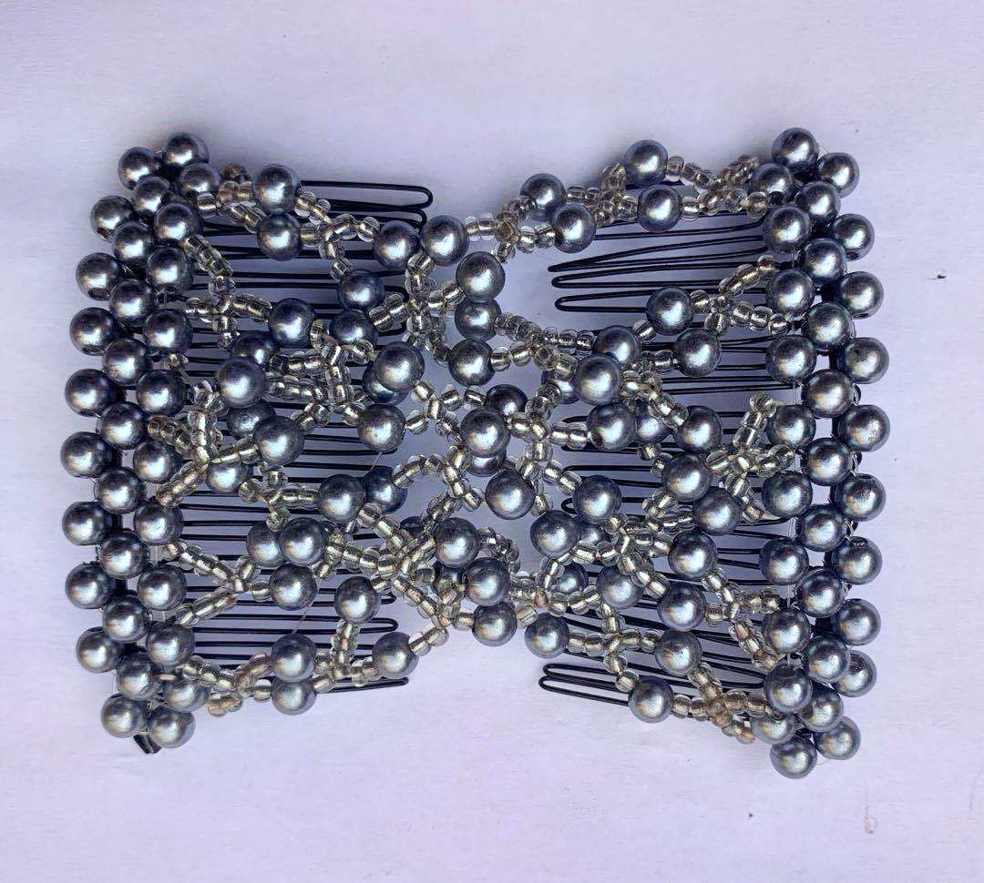 FLY46 magic European and American double-row plug comb, magic hair coil, hair clip, hair accessory, magic comb, versatile hair comb manufacturer, EBAY Specification image
