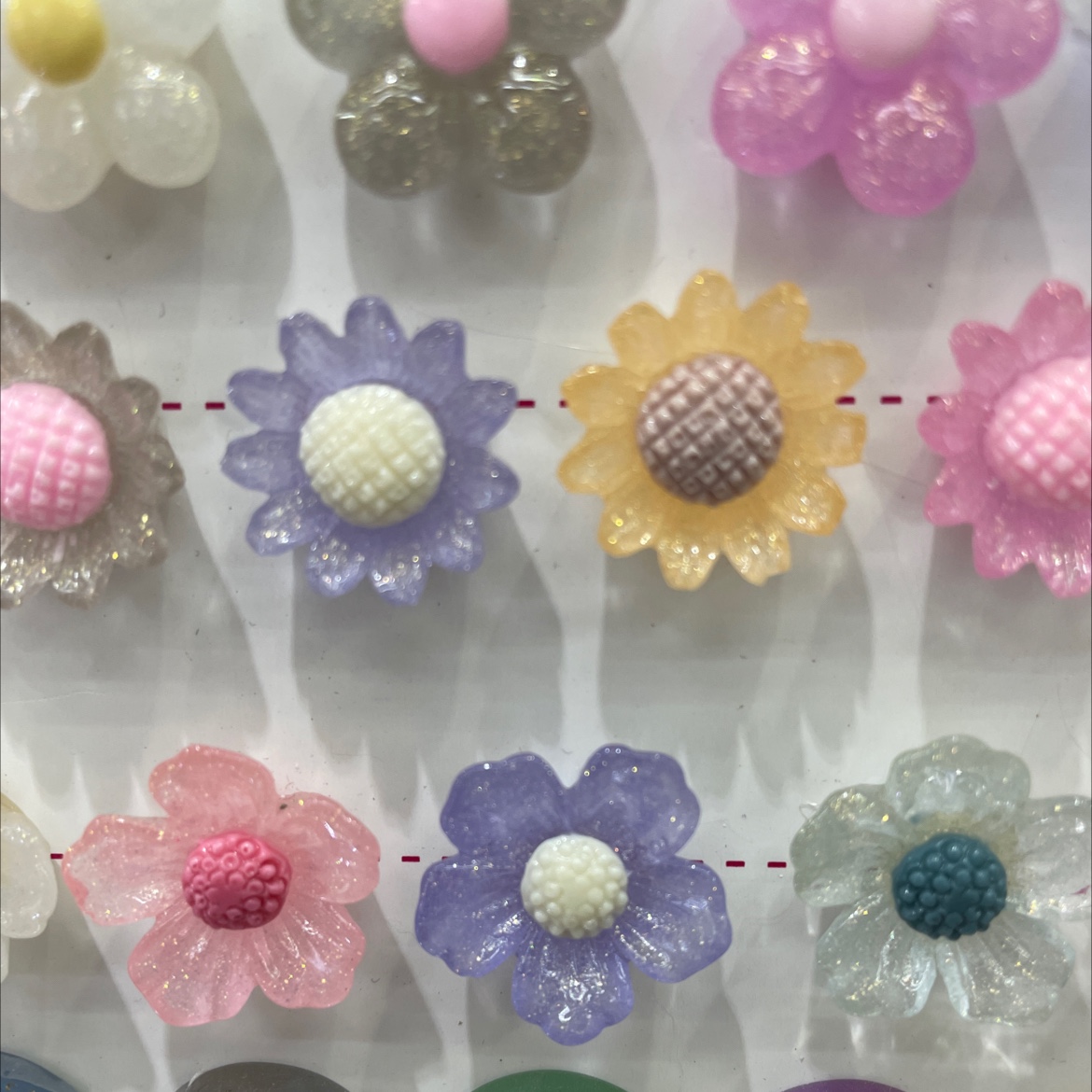 DIY glass flower jewelry accessories Specification image