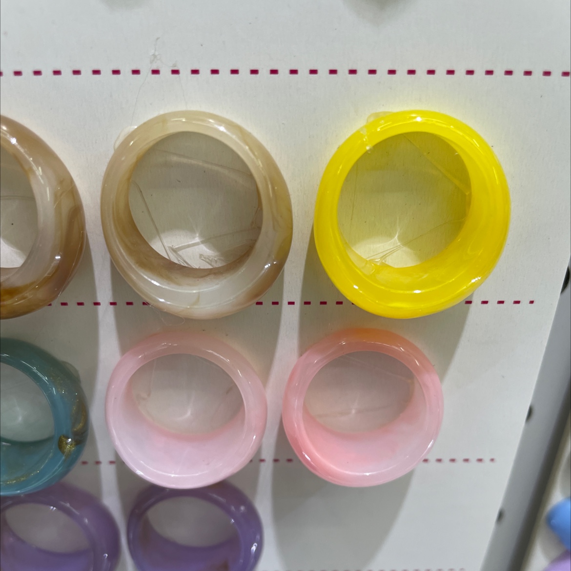 DIY resin ring accessories, semi-finished jewelry accessories Specification image
