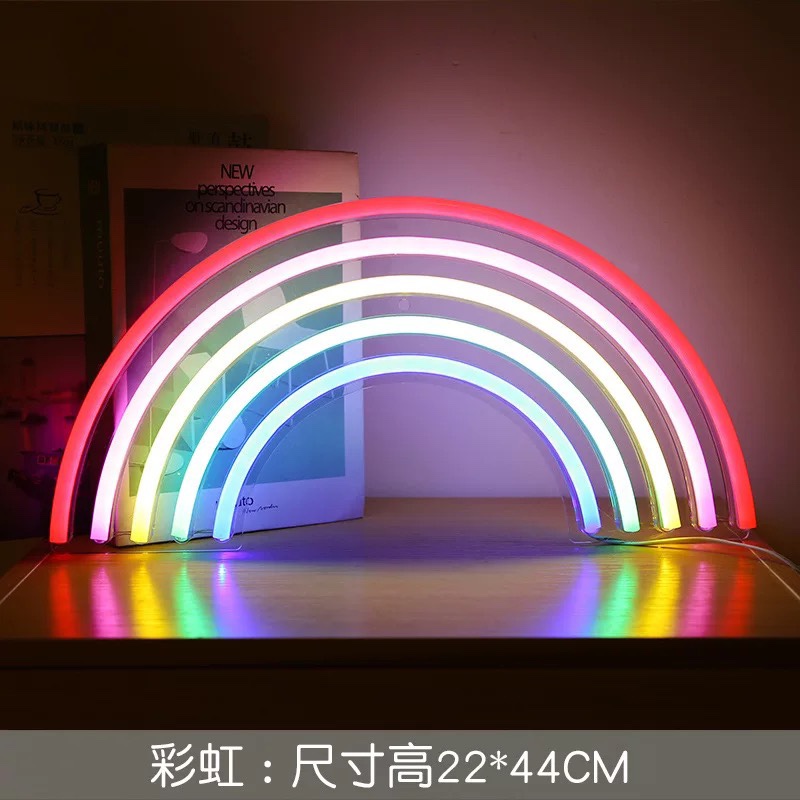New LED Neon backplane Full range of acrylic transparent backplane Neon led backplane Neon flexible USB rainbow