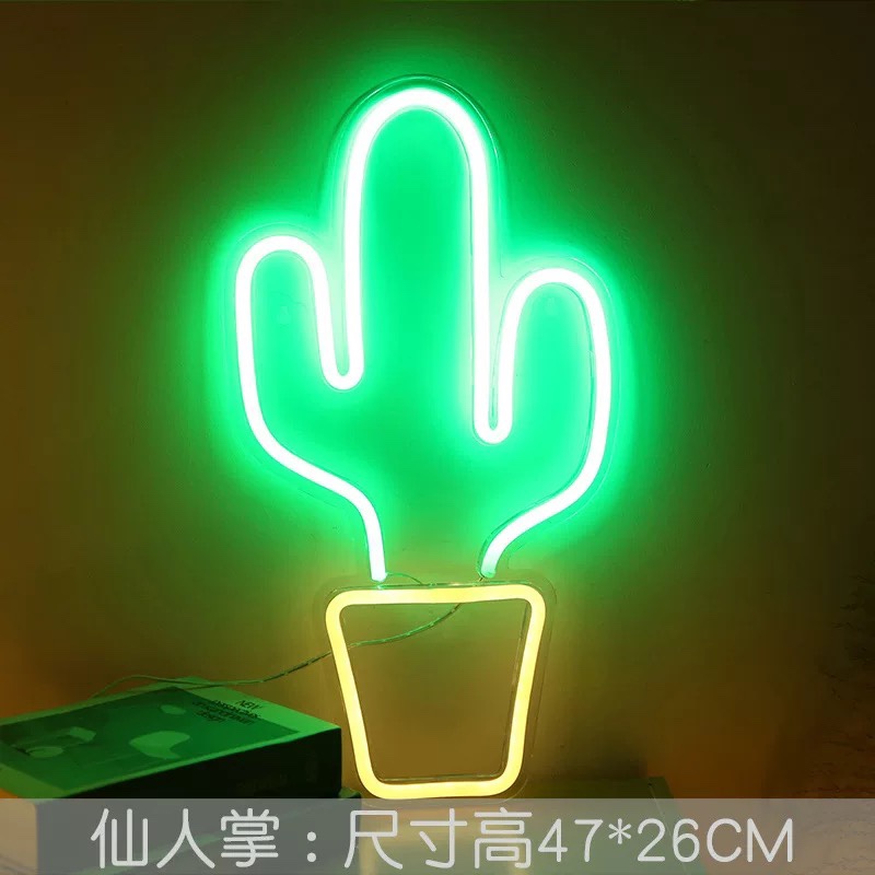 New LED neon backplane Full range of acrylic transparent backplane Neon led backplane Neon flexible USB cactus