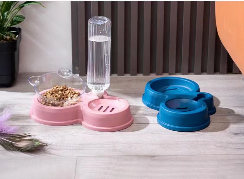 萌萌哒宠物碗/自动饮水瓶/宠物用品食碗产品图