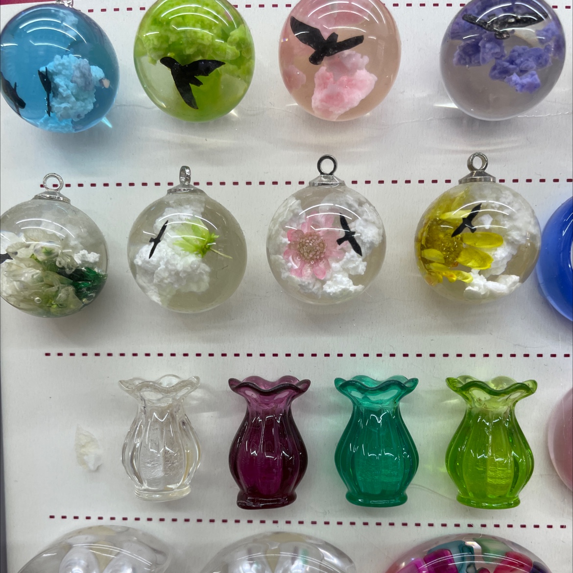 Resin-coated dried flower decoration accessories details Picture