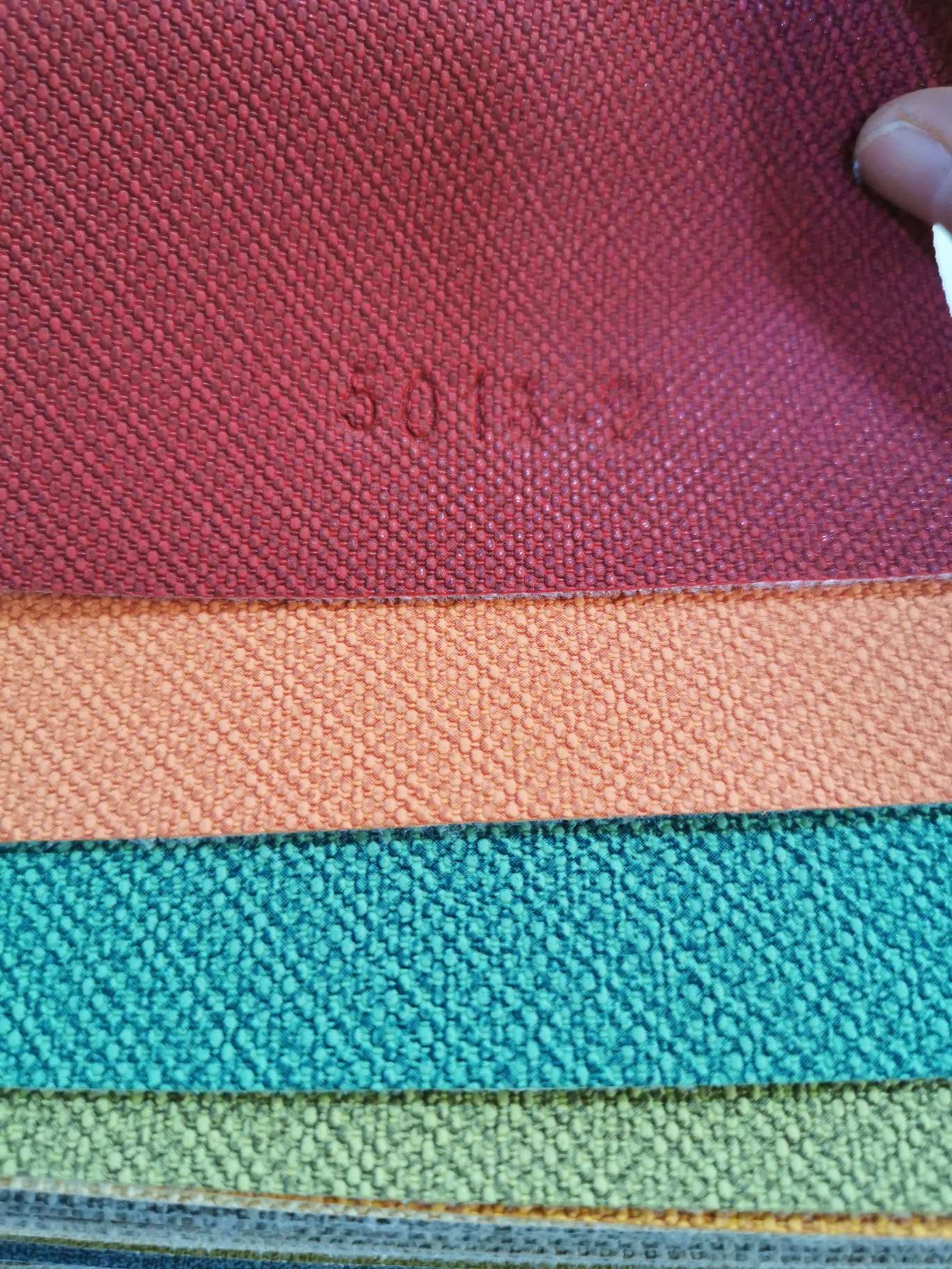 Direct sales of imitation fabric texture decorative leather from the manufacturer Application Scenario
