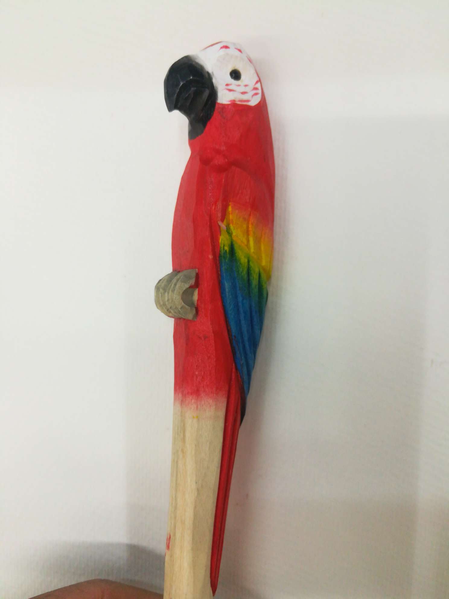 纯手工创意木头雕刻仿真鹦鹉工艺礼品圆珠笔详情9