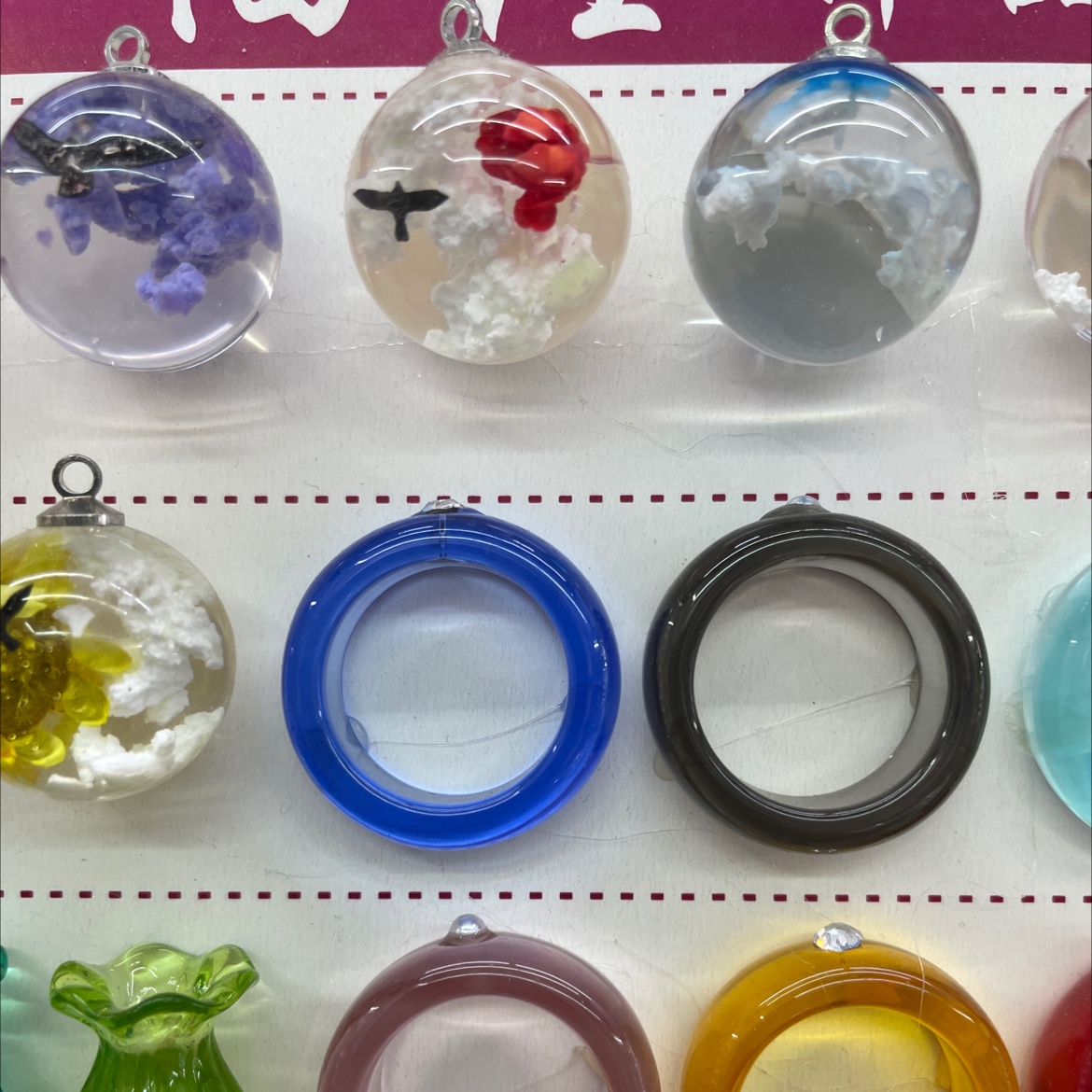Resin-coated dried flower decoration accessories Specification image