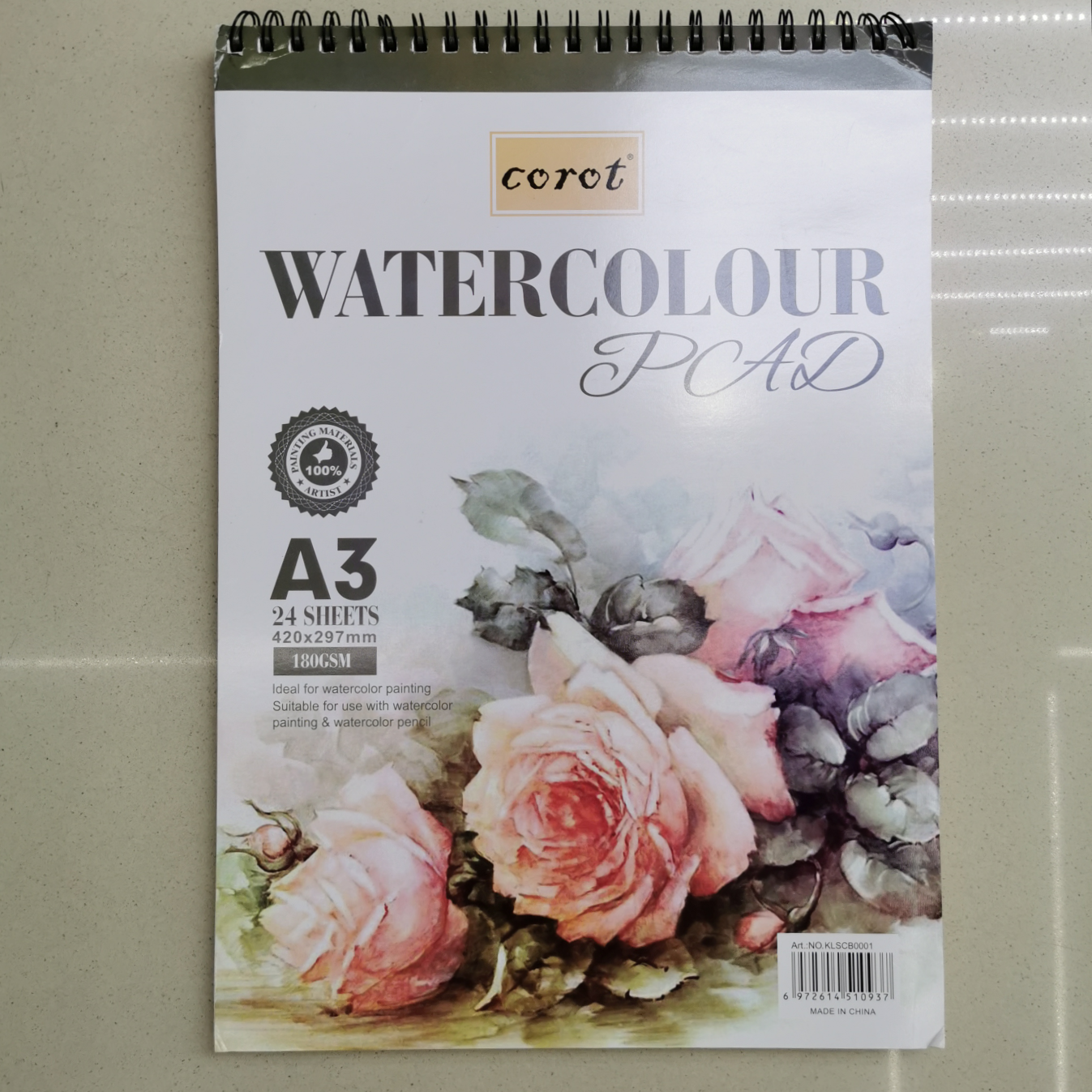 Annie painting material Culture art drawing supplies Calligraphy peony watercolor sketchbook A4