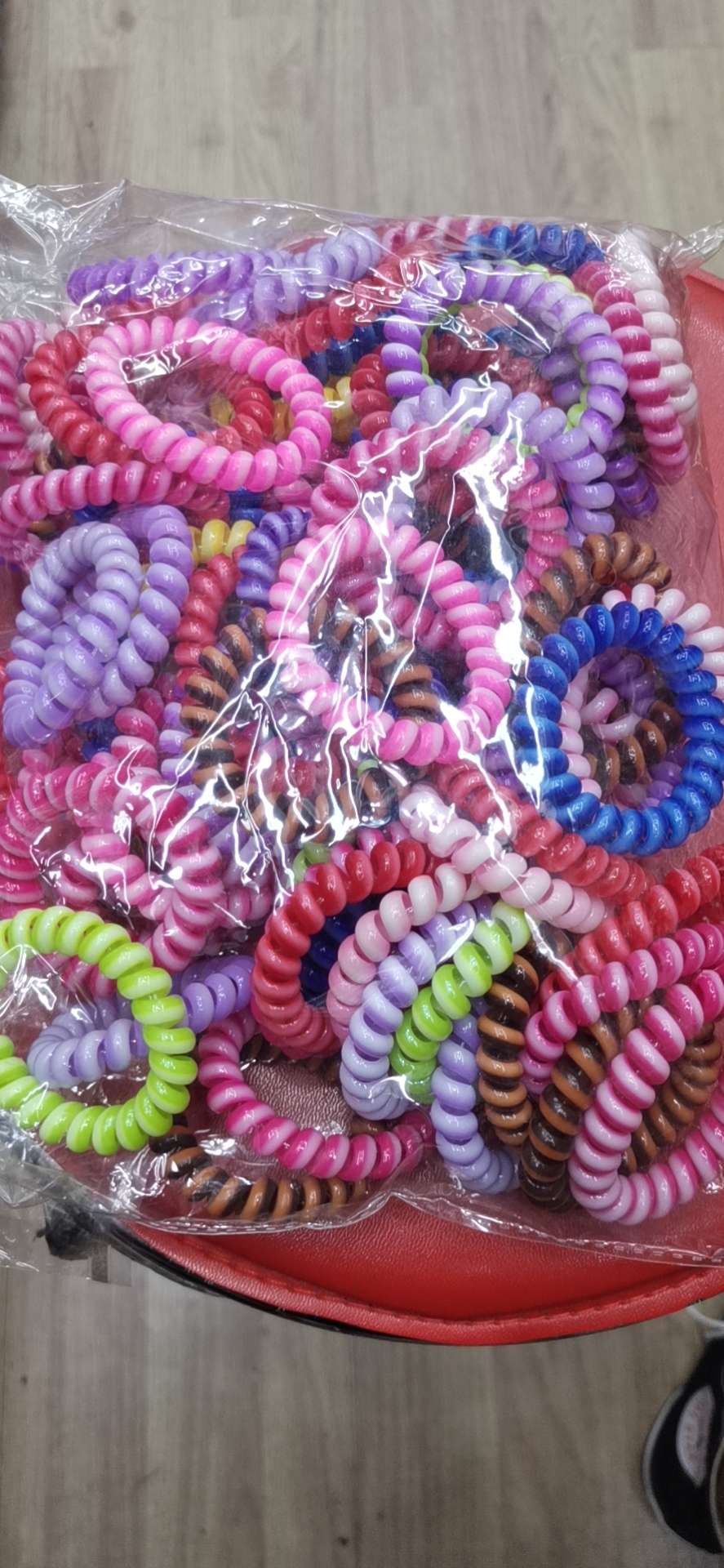 Large two-color wristbands, 100 in a pack details Picture