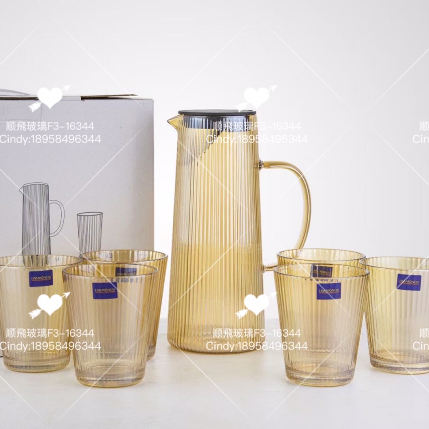 高鹏硅耐热玻璃茶壶DM002琥珀色