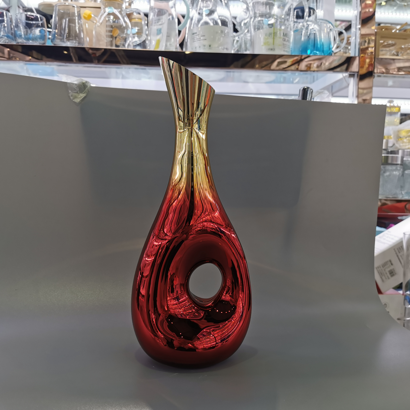 6914 Golden Red Decanter, new model of this season, factory direct sale, in stock direct sale