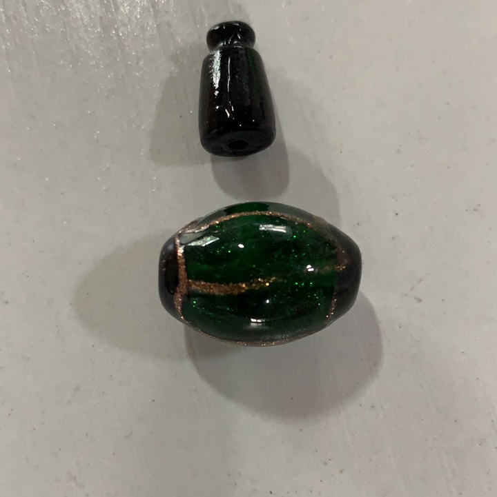 雍和宫香灰琉璃三通配件琉璃珠