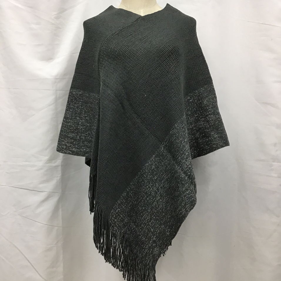 Manufacturers Direct Sales Autumn And Winter Europe And The United States Fashion Trend New Silver Wire Plate Shawls