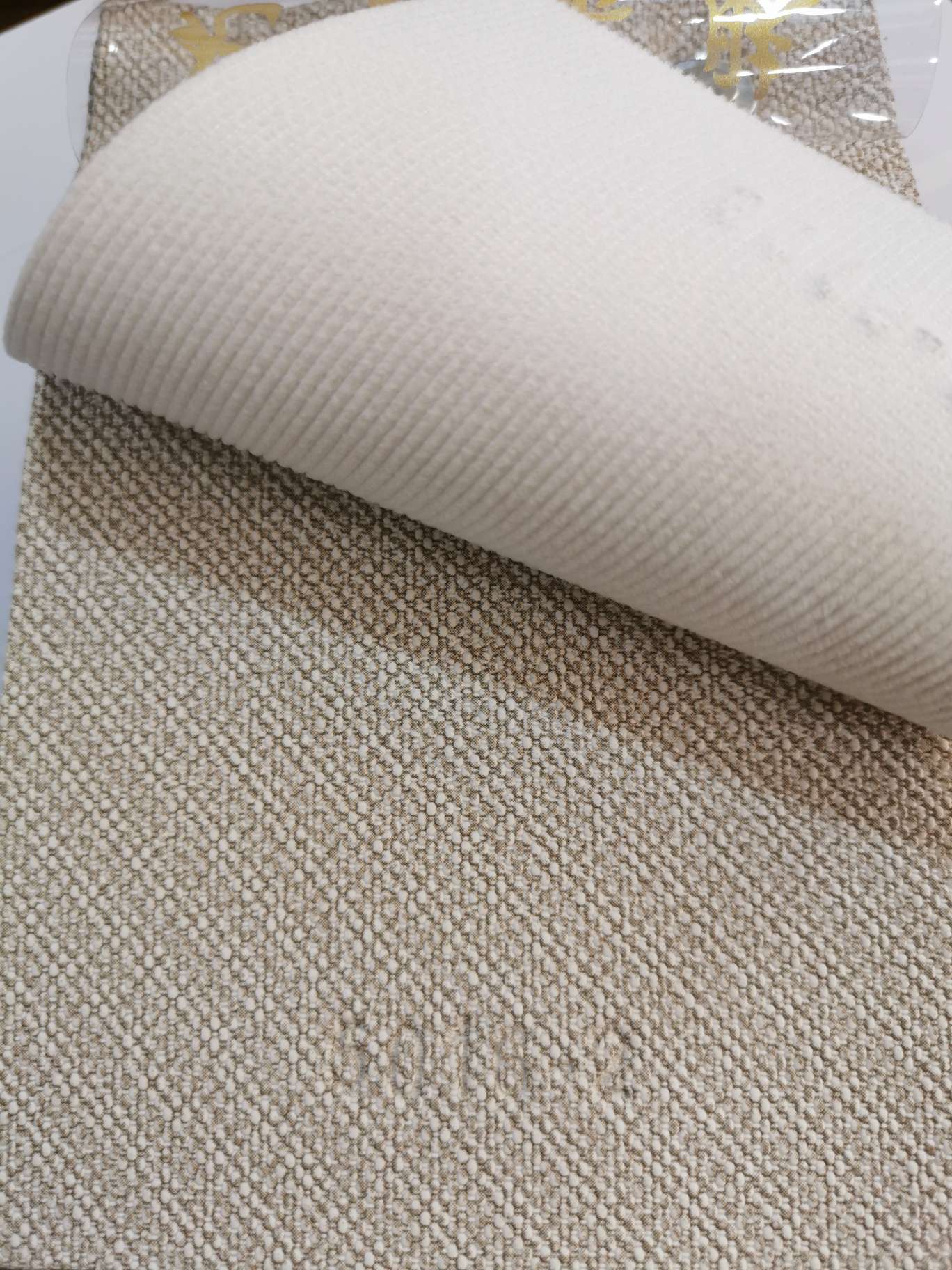 Direct sales of imitation fabric texture decorative leather from the manufacturer Specification image