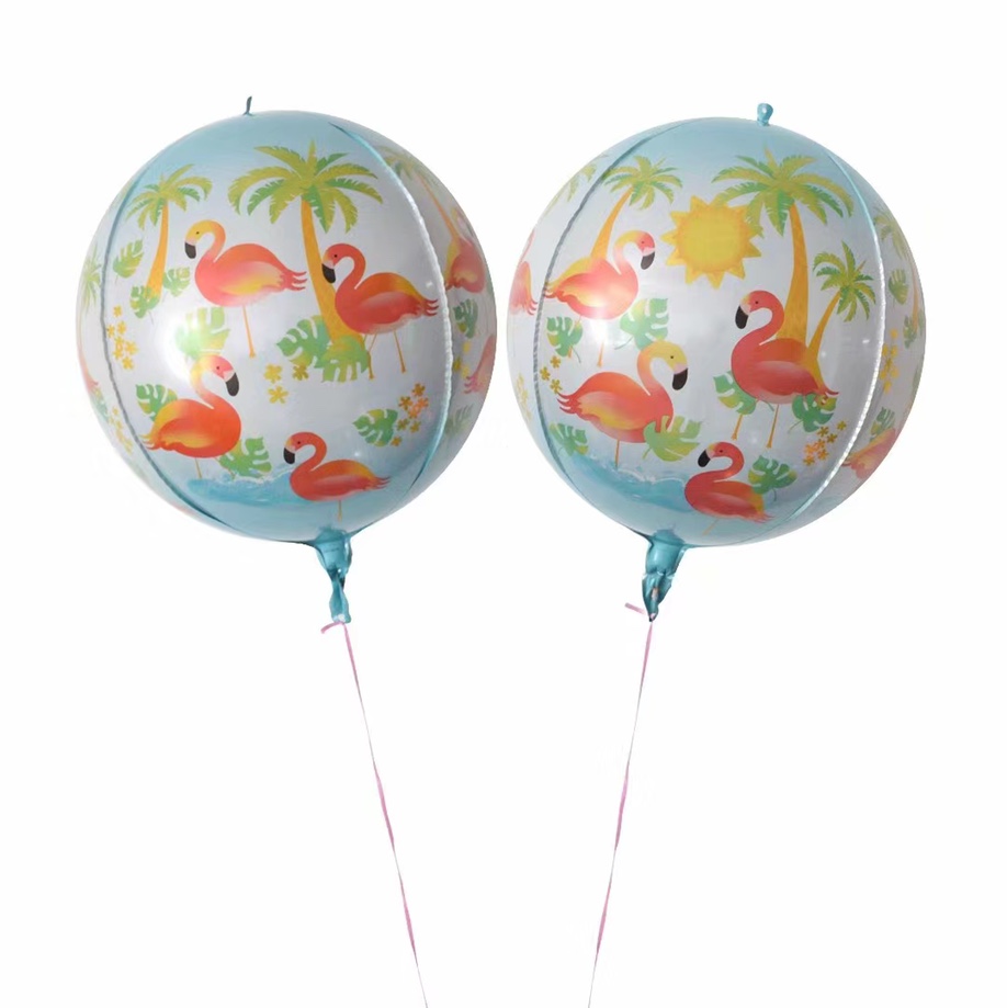 Wholesale of 24-inch 4D Flamingo party balloon decoration supplies