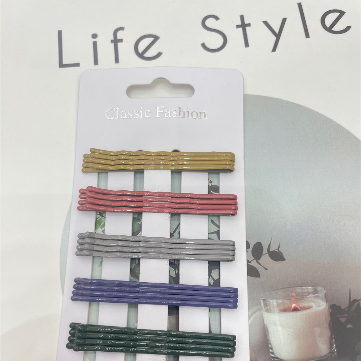 Wavy One-Line Clip Bangs for Kids - Front View