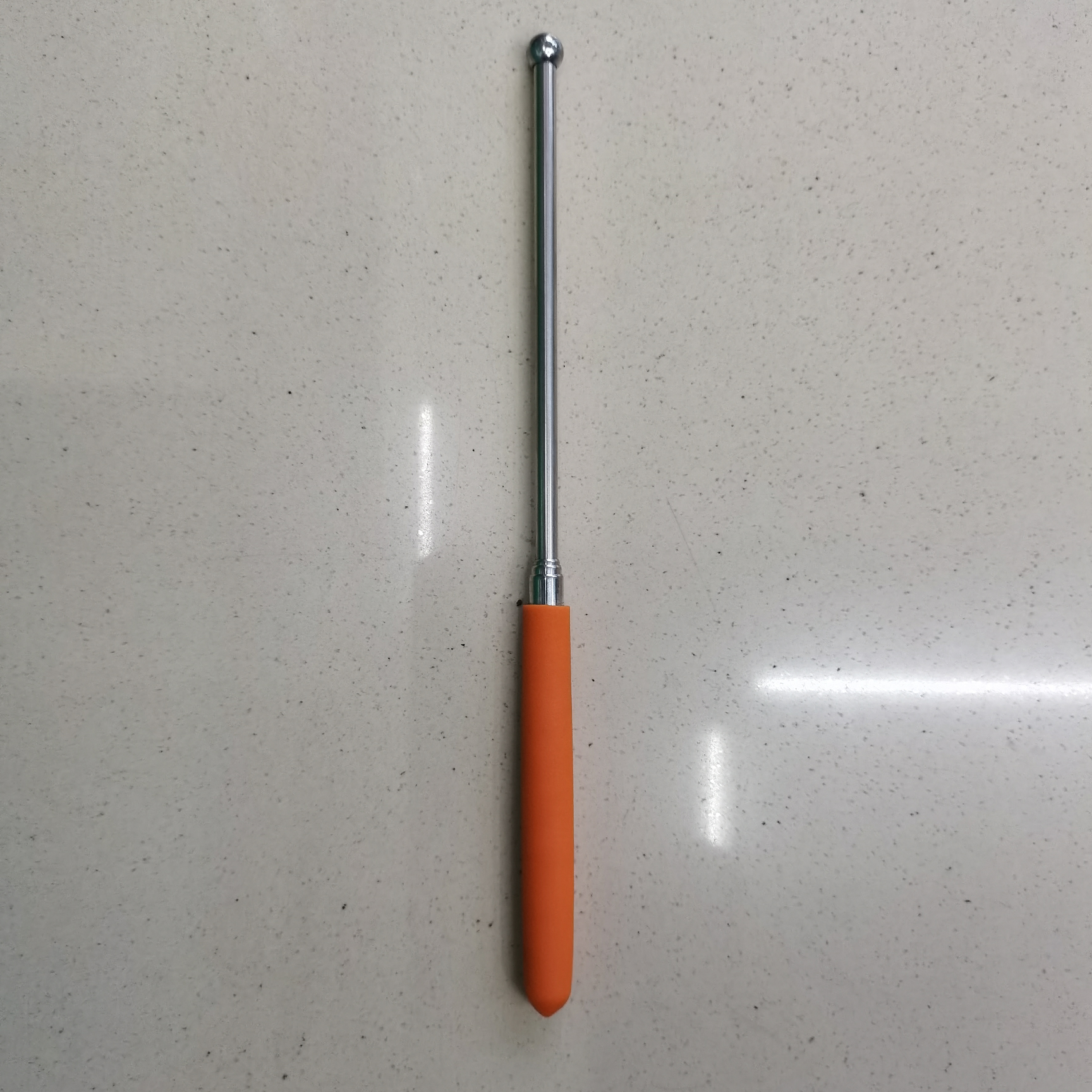 橘色不锈钢52cm4节手摇杆