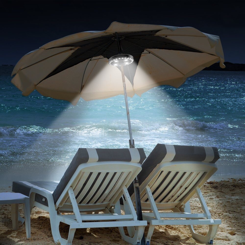 Outdoor multi-functional 24+4LED umbrella light, balcony emergency tent light, sunshade umbrella, detachable camping light, Roman light detail image 10
