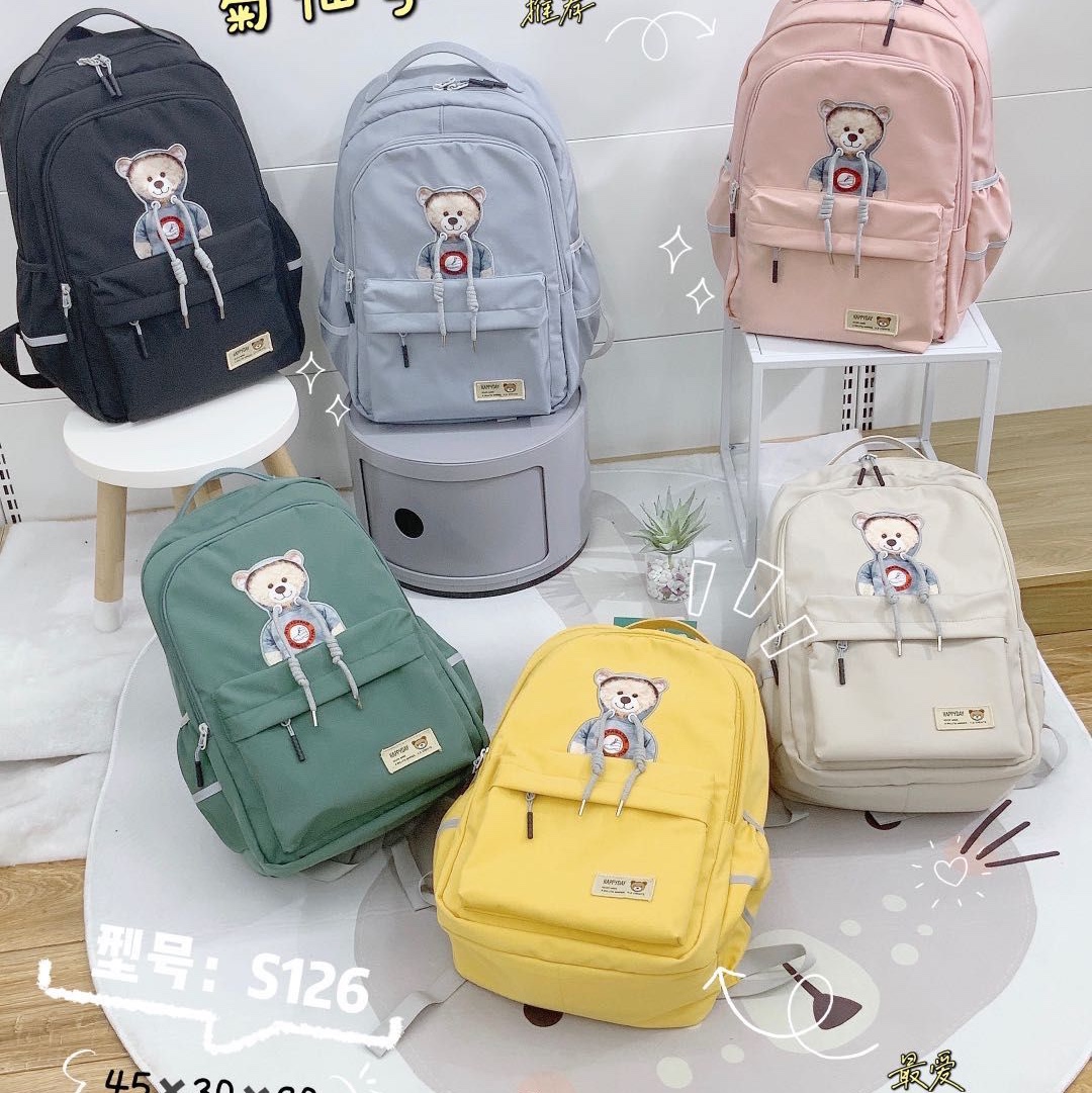 S126菊仙子品牌新款韩版时尚休闲背包