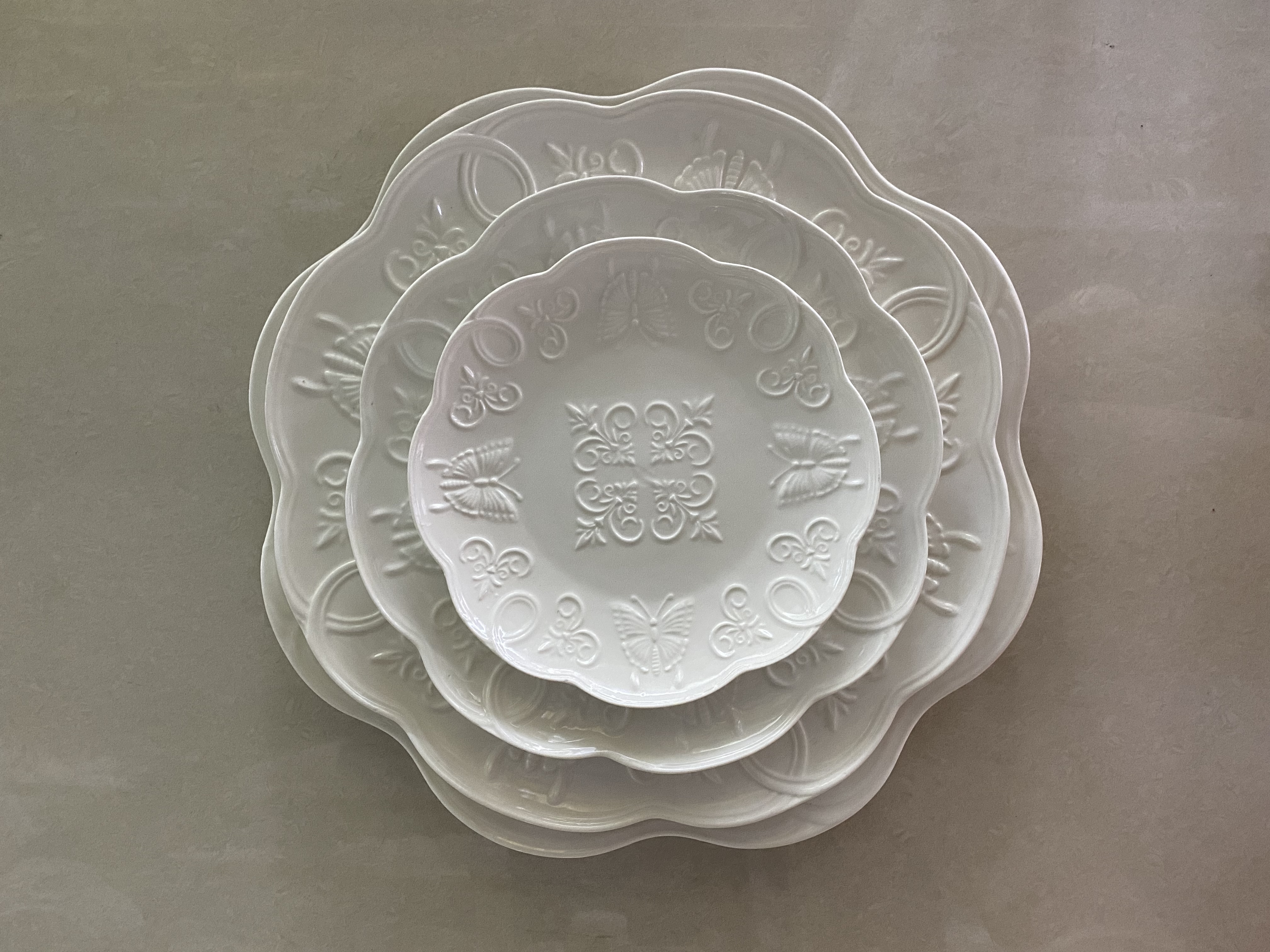 6寸蝴蝶钩藤圆盘产品图