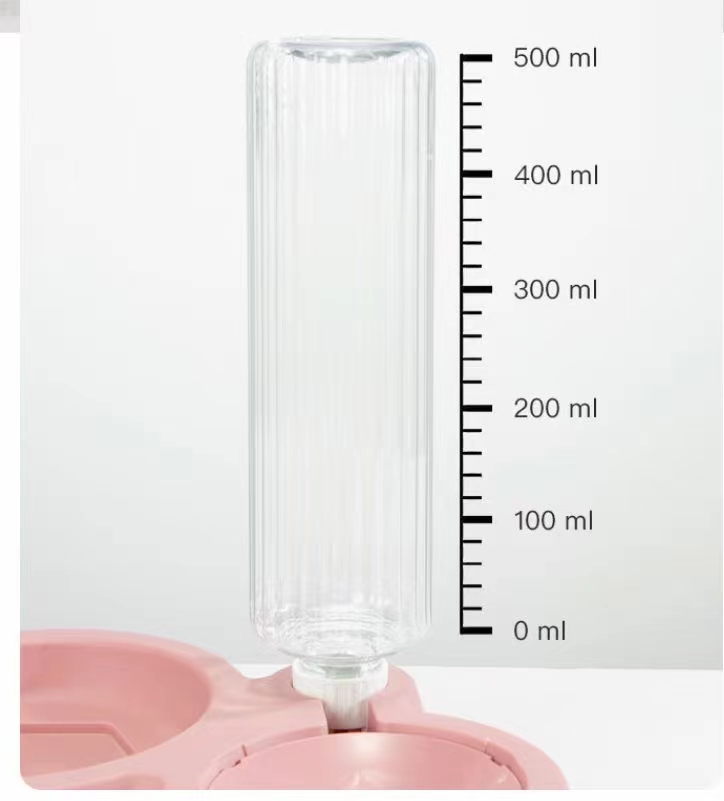 宠物用品，新款小熊萌萌哒宠物碗带自动饮水瓶！详情4