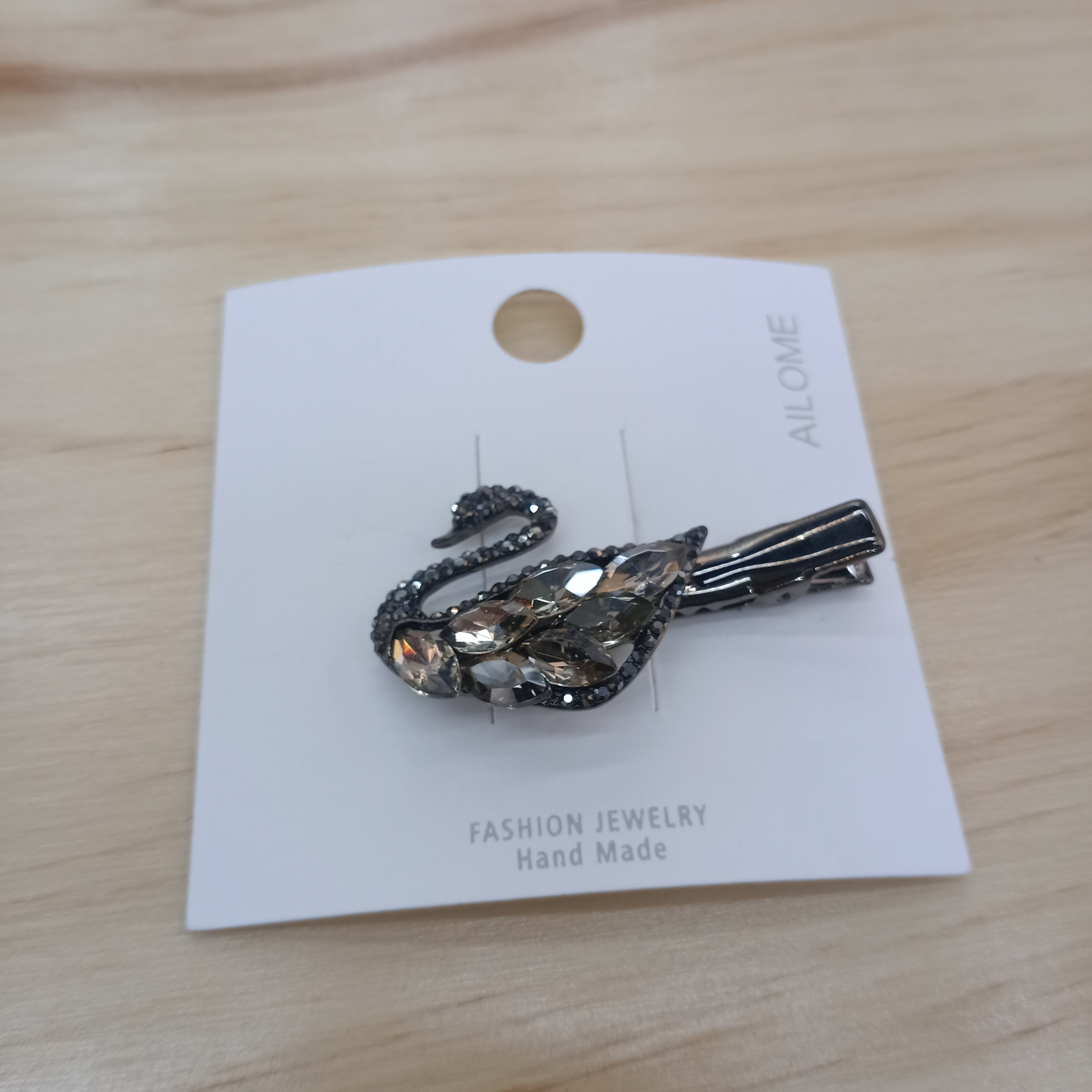 Swan Hair Clip