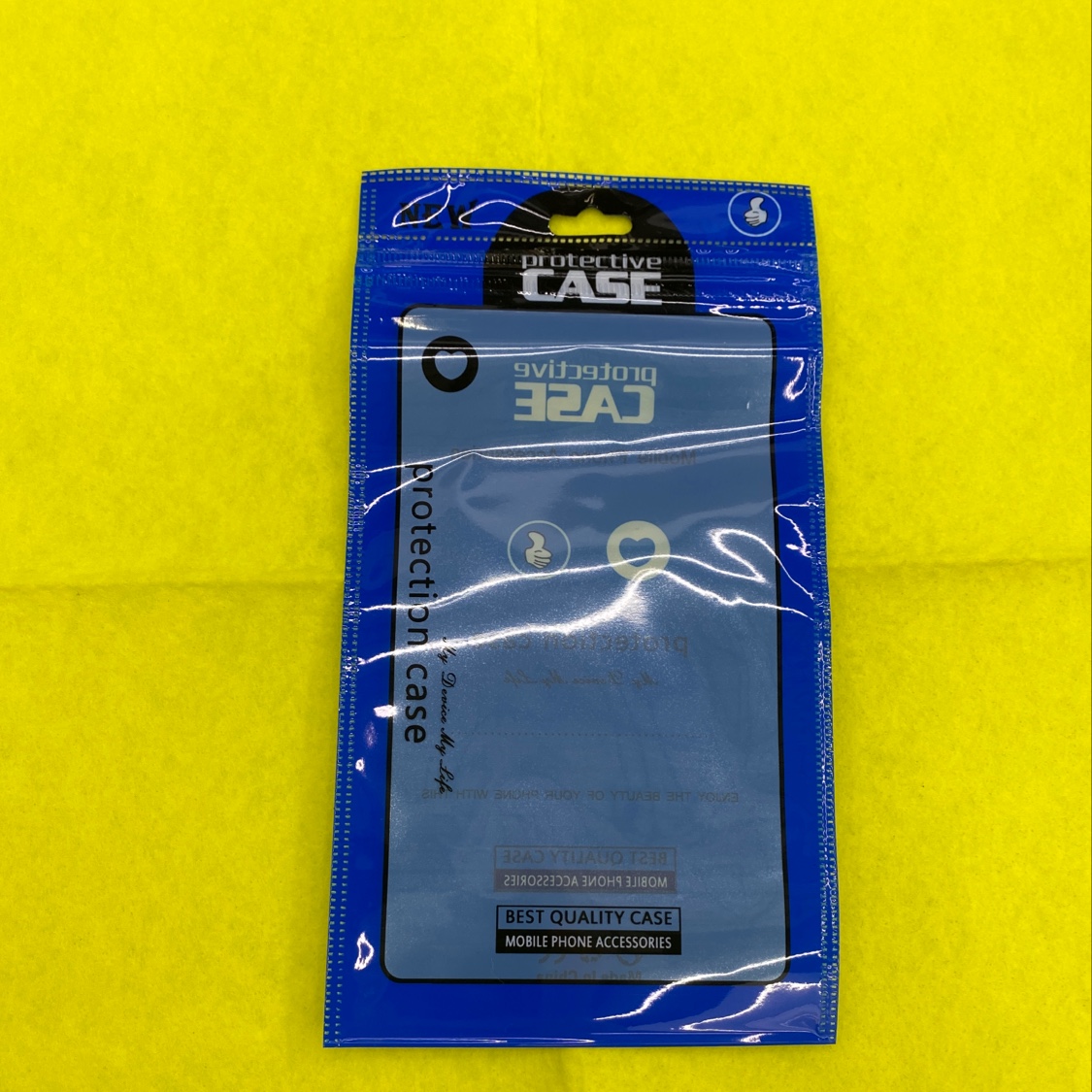 半透明封口袋-手机壳包装-蓝色货号-15128详情图1