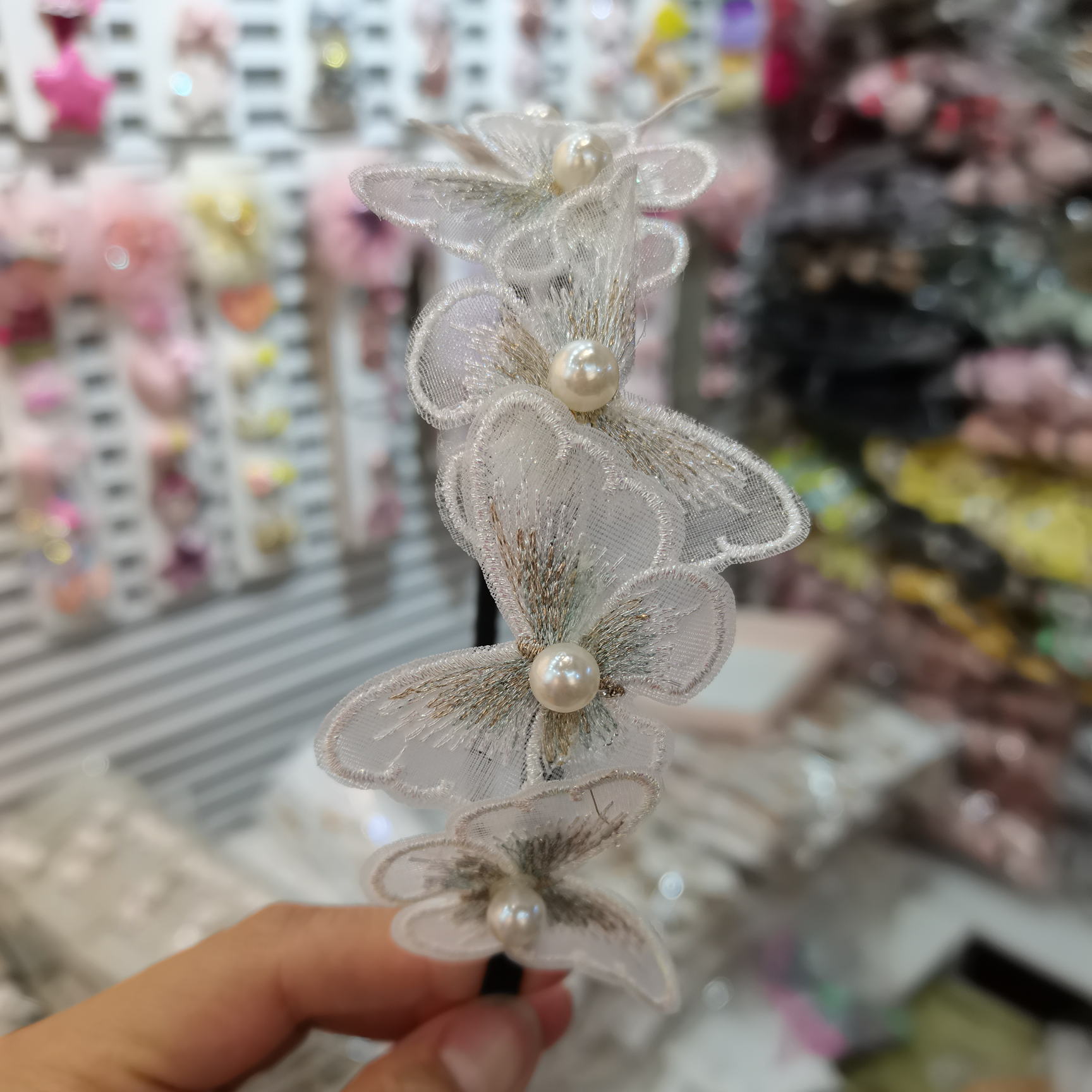 Hairband, female hair clip, ins Korean version, student fairy butterfly side clip, cute Internet celebrity hair clip, headband, small clip headwear
