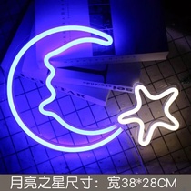 New LED Neon backplane Full range of acrylic transparent backplane Neon led backplane Neon flexible USB Moon Star Moon