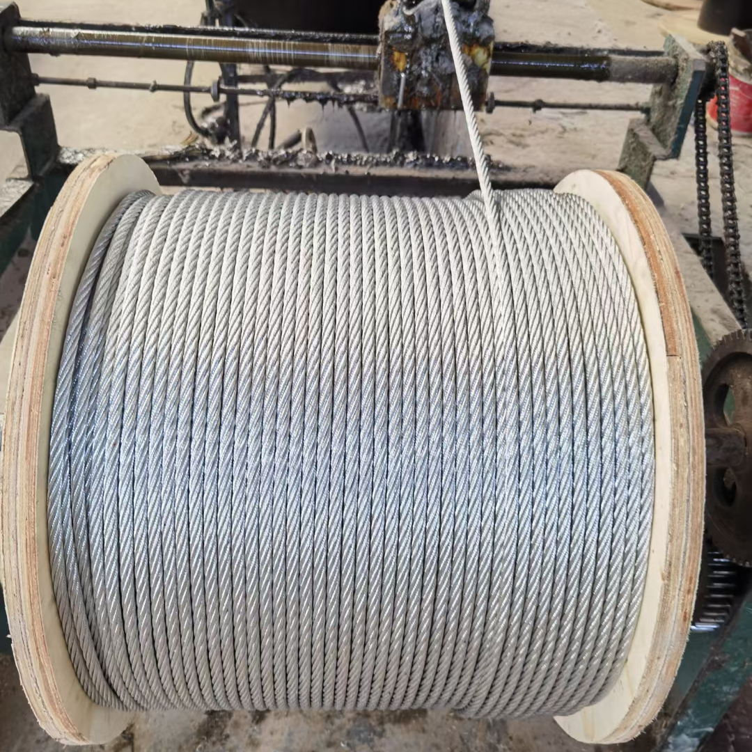 钢丝绳钢绞线起重绳电梯钢丝绳捆绑绳镀锌光面钢丝绳
