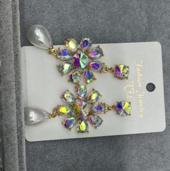 欧美时尚风带钻耳环款4