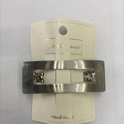 Alloy Matte Metal Spring Clamp 2
