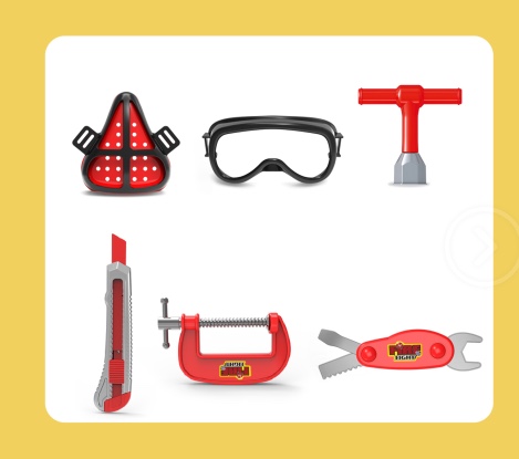 Children's toolbox toy set, boy simulation repair, electric drill, engineering repair box, baby screw tightening detail image 2