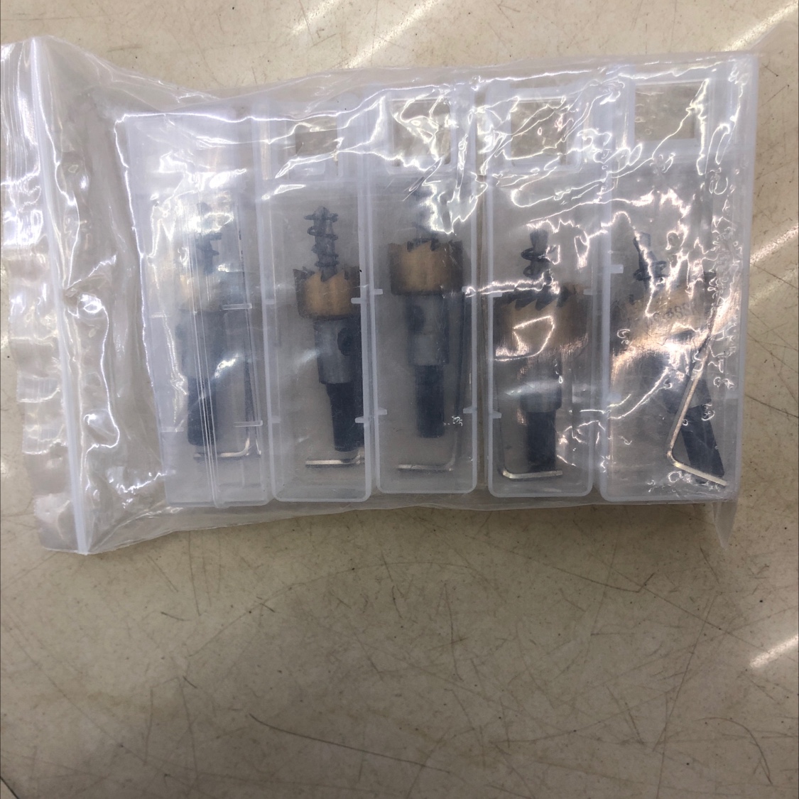 5-piece high-speed steel hole opener set, high-speed steel hole opener kit