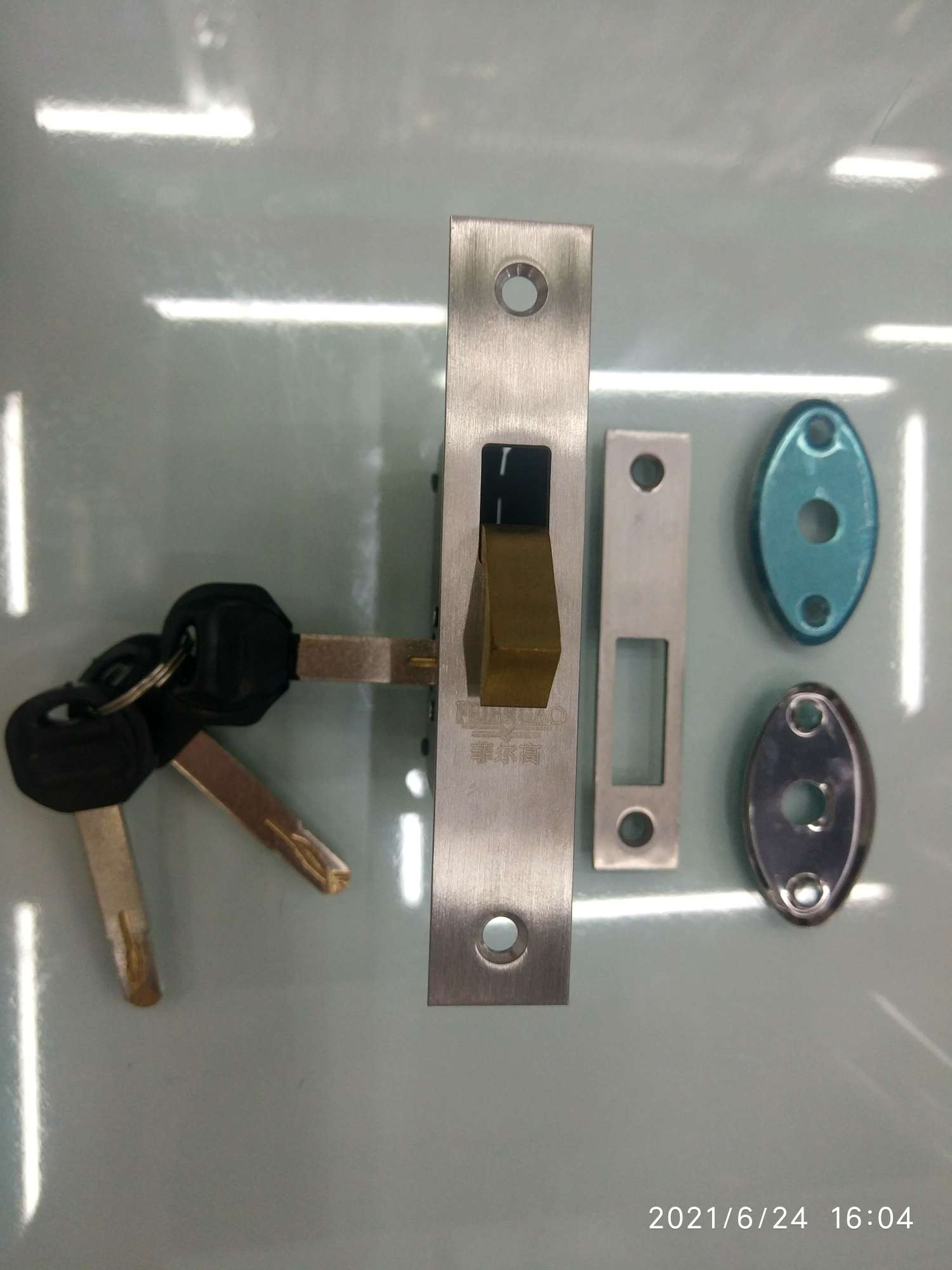 024 aluminum alloy door lock details Picture