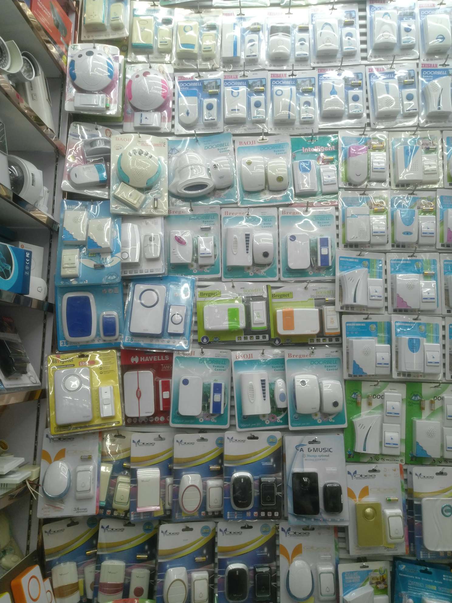 门铃  无线门铃36和旋音带音量，可调节无线门铃距离100米详情图3