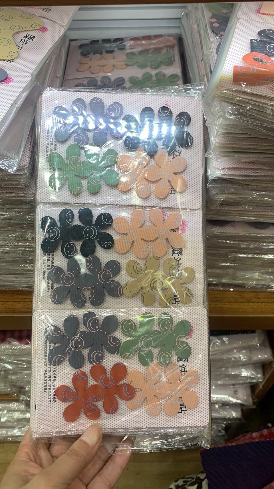 刘海贴魔法贴/发夹头饰白底实物图
