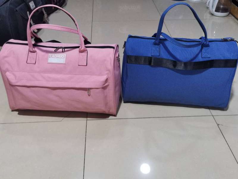 新款健身旅行包男女旅行大容量短途单肩斜挎手提旅行包细节图