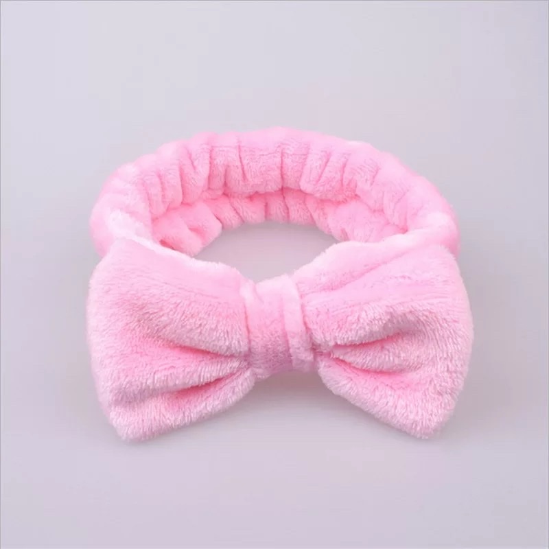 European and American bow face wash hair band detail image 14