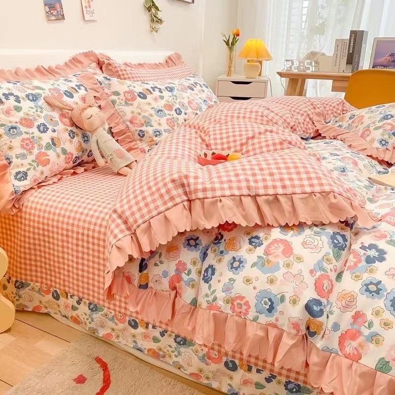 Tianyuan all-cotton four-piece set of bedding, bed sheets and duvet covers, four pieces of bedding, bed sheets and duvet covers Application Scenario