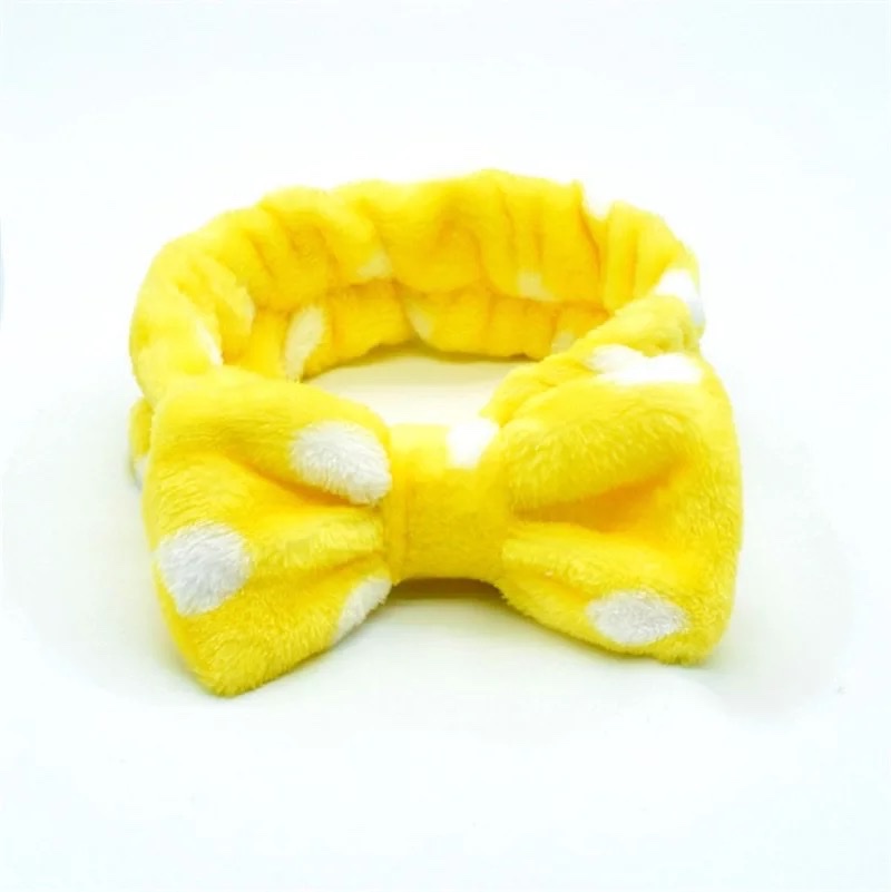European and American bow face wash hair band detail image 13
