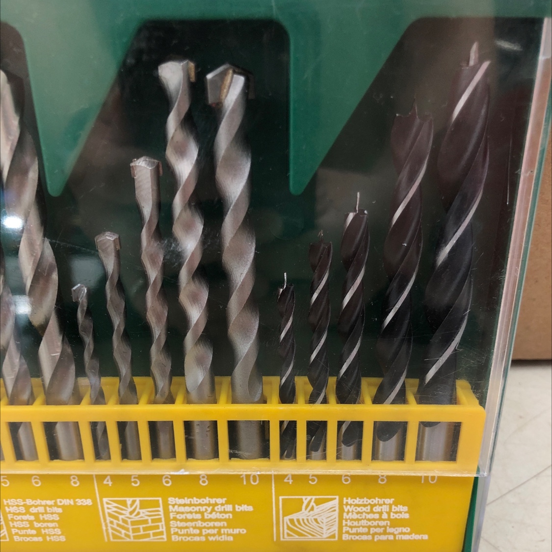 16 sets of mixed set drills, woodworking drills, twist drills and construction drills Specification image